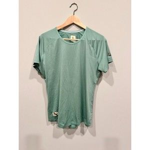 Tracksmith Twilight Short Sleeve Shirt Women's XL Spruce NWOT